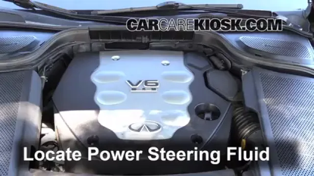 2008 Infiniti M35 X 3.5L V6 Power Steering Fluid Add Fluid